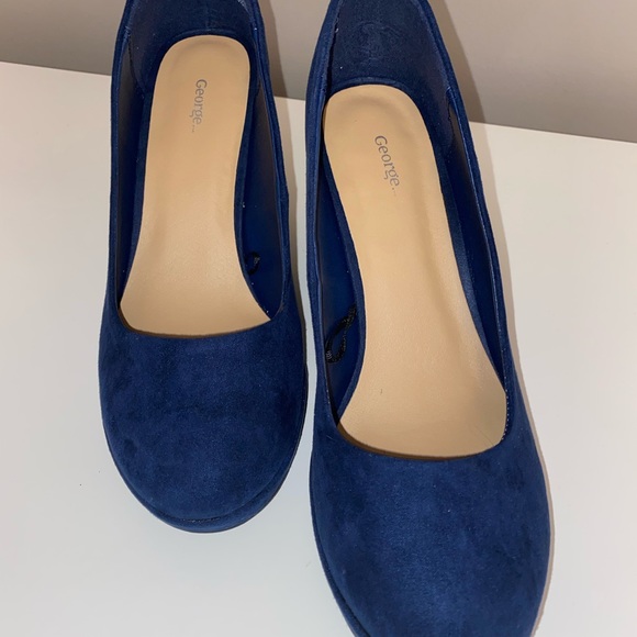 Navy Wedges - Picture 4 of 4